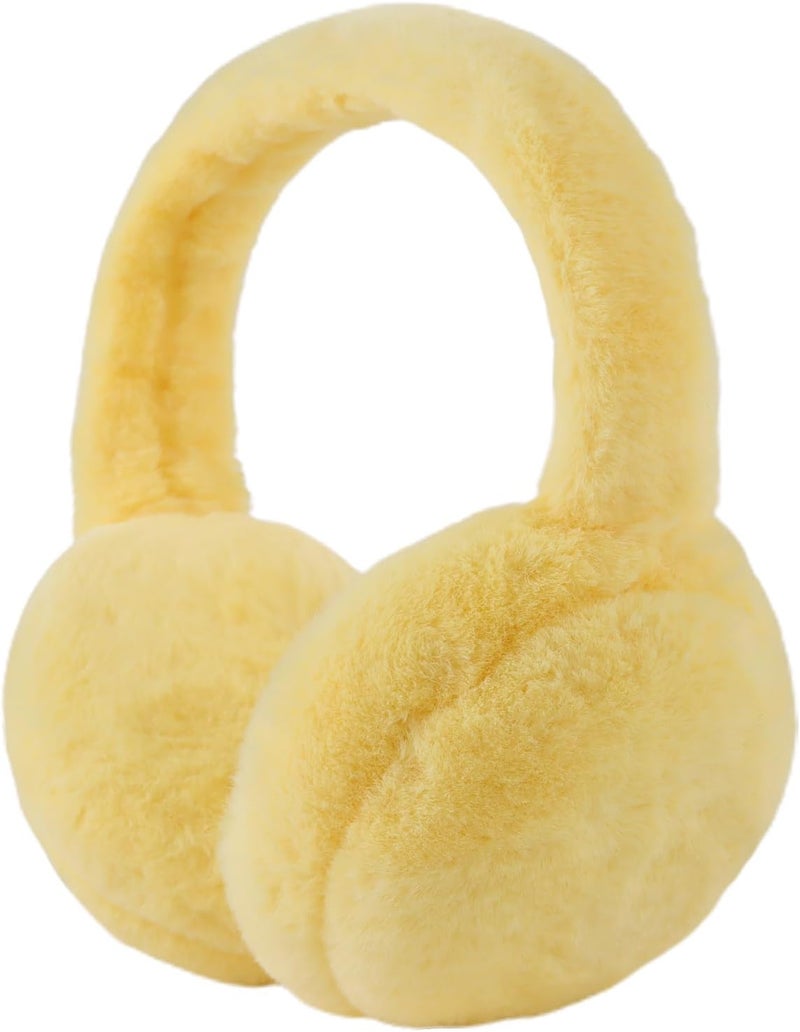 Pesaat Fluffy Ear Muff for Women Plush Earmuffs Kids Winter Earmuffs Girls Boys Cold Weather Ear Warmer - Image 1